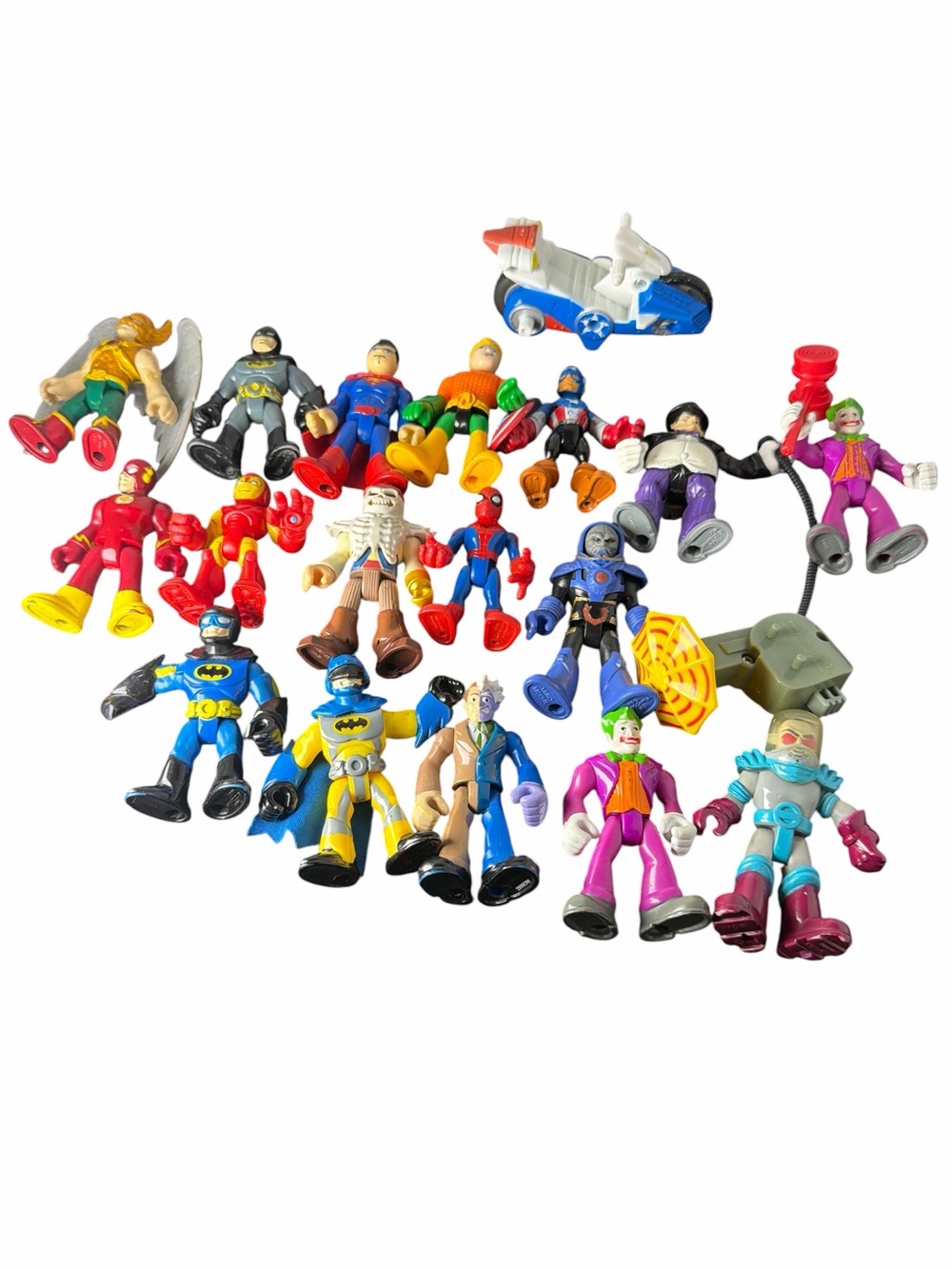 Imaginext Marvel Super Hero & friends Action Figures  Ironman DC friends Batman